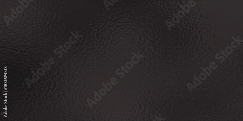 Black or dark foil glass texture background. Abstract gradient bright light reflection and shiny rough texture surface. Glass effect background
