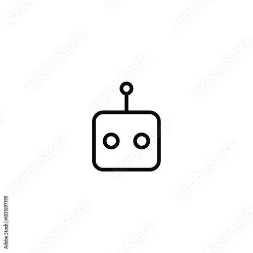 AI Robot Head Icon