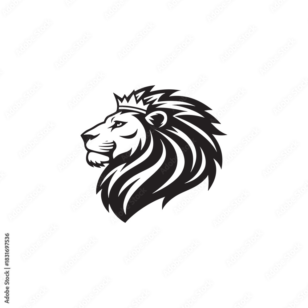 Fototapeta premium Angry tiger head isolated on white background, vector illustration.