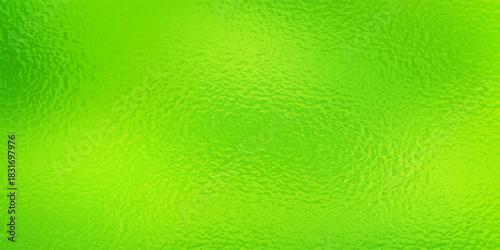 Soft Yellow green shiny Foil Texture Background with Glass Effect or sea green glass texture. bright lime green frosted foil texture with a glass-like diffusion effect. The surface has a subtle