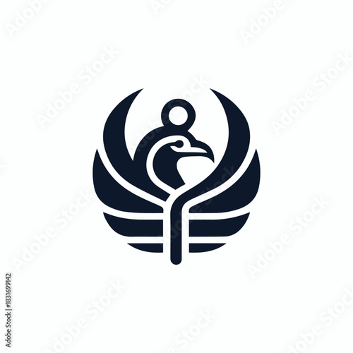 Horus Egypt God Logo