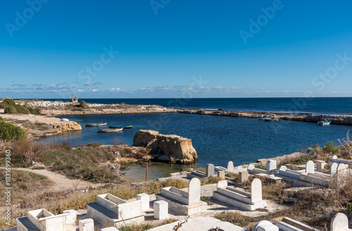 Old fishing port in Mahdia, Tunisia
