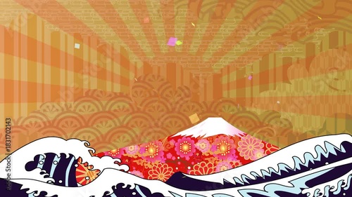 正月　元旦　背景
