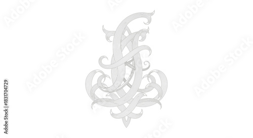 Intricate silver ornament with elaborate swirling patterns and detailed craftsmanship capturing