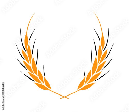 Agriculture wheat Logo. wheat Logo Template vector icon design. Template vector icon design