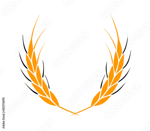 Agriculture wheat Logo. wheat Logo Template vector icon design. Template vector icon design