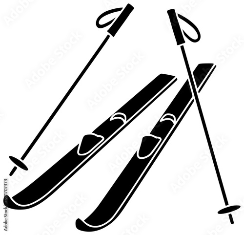 sport illustration winter silhouette mountain logo extreme icon active outline ski action vacation downhill snow white fun skier speed shape landscape vector graphic background