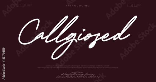 An elegant, classic serif font with stylish uppercase letters and numbering. Perfect for sophisticated typography in a clean vector format.