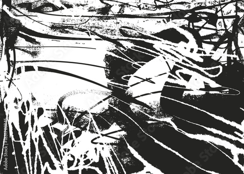 Grunge texture featuring urban dust, distress grain, and splattered details. Easy-to-use overlay for adding grungy, rough, or aged effects to posters and design projects