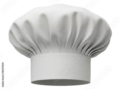 Slika na platnu Chef s hat PNG isolated on transparent background, professional cook headwear fo