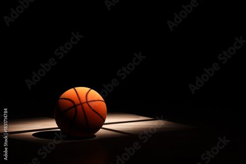 Basketball Background Image with Window Light