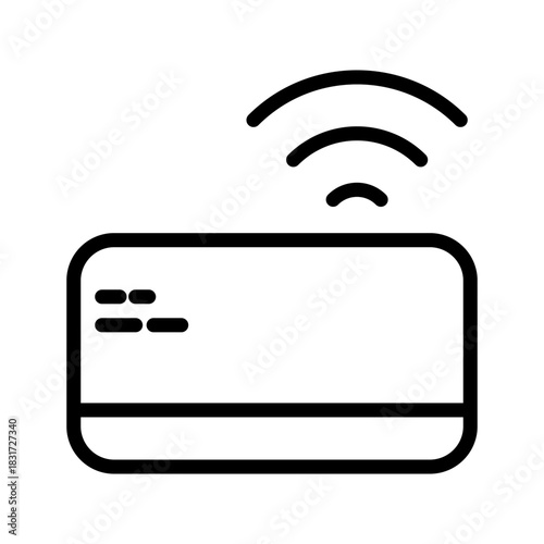 Contactless Payment Card Icon