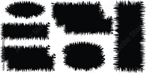 Rough Distressed Edge Mask Set