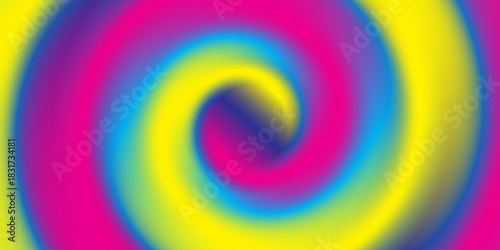 Abstract colorful globe circle geometric pattern design and background.