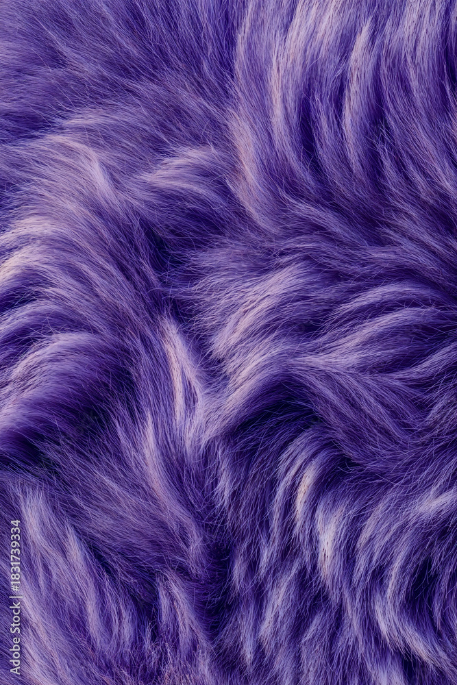 Naklejka premium Purple fluffy fabric texture for textile and fashion design 