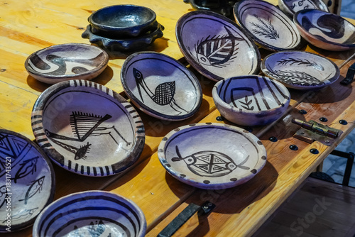 The artisanal pottery of Sejnane womens, Tunisia
