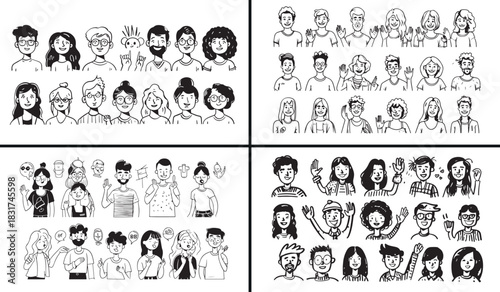 office people, business design, teamwork icons, corporate pattern, leadership idea, career art, startup illustration, team growth, job cooperation, modern vector