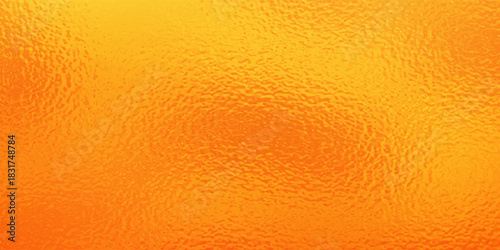 Amber colored hologram foil texture. Bright abstract background. Frosted glass texture.