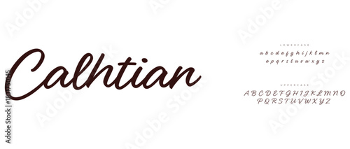 Vintage and classic alphabet font set design. Vector illustration typeface. Decorative serif fonts collection. Ligature collective designs.