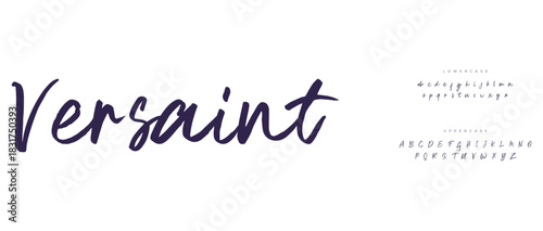 Classic lettering uppercase decoration. Elegant alphabet letters font and number. Typography fonts regular uppercase, lowercase, alternate, and ligatures. Vector illustration design.