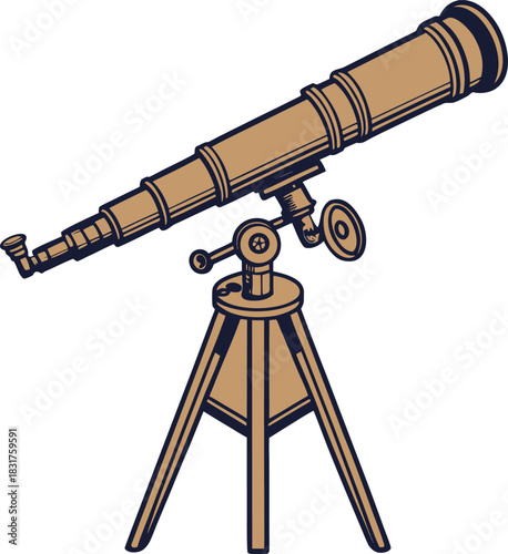 vector telescope on tripod