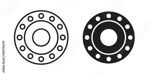 Car bearing icon template color editable. for graphic and web design.