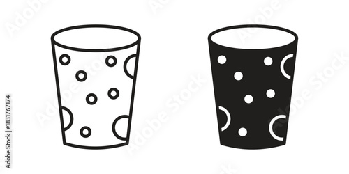 Cork icon template color editable. for graphic and web design.