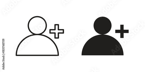 Enrollment icon template color editable. for graphic and web design.
