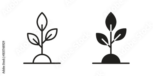 Environment icon template color editable. for graphic and web design.