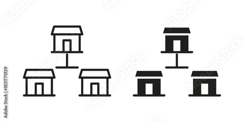 Franchise icon template color editable. for graphic and web design.