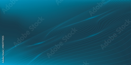 Dot white blue wave light screen gradient texture background. Abstract technology big data digital background. 3d rendering.