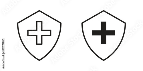 Immune system icon template color editable. for graphic and web design.