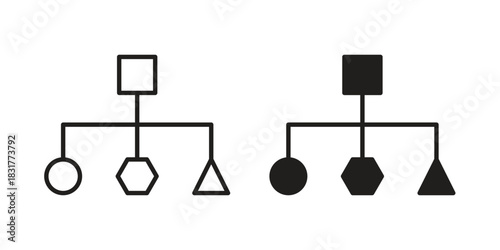 Methodology icon template color editable. for graphic and web design.