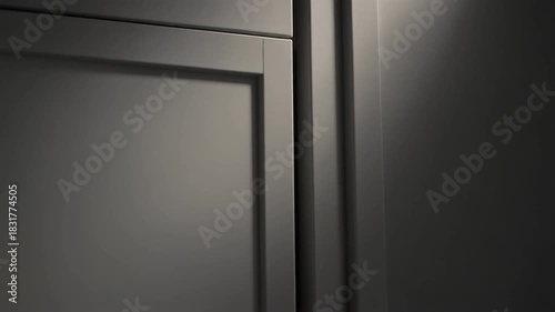 Wallpaper Mural Gray cabinet doors with contrasting light and shadow Torontodigital.ca