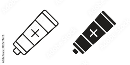Ointment icon template color editable. for graphic and web design.