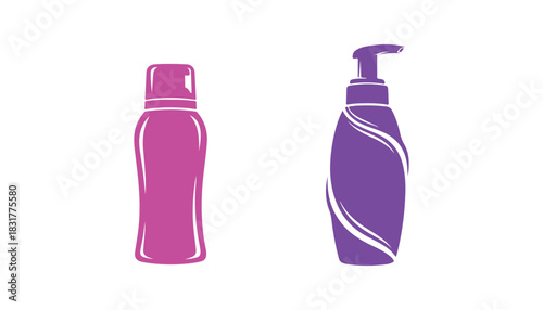 Foam for a smooth shave, vector illustration of a shaving foam container
