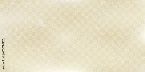 Japanese background: off-white checkered pattern