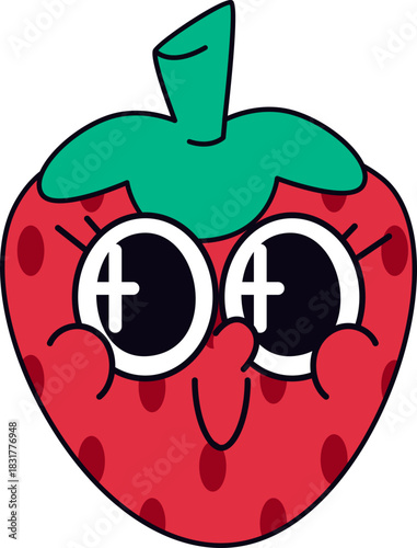 Strawberry Emoticon