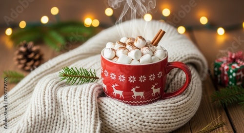 christmas cup of coffee
