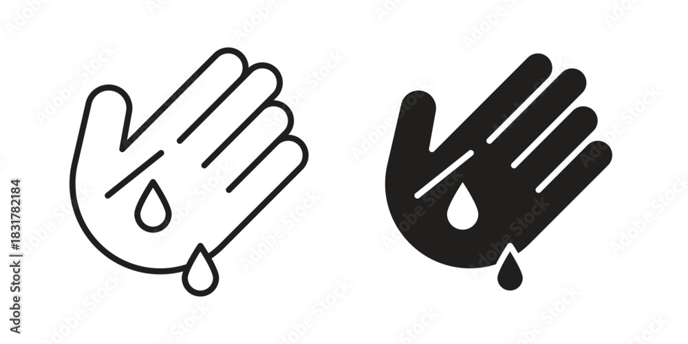 Fototapeta premium Wound icon template color editable. for graphic and web design.