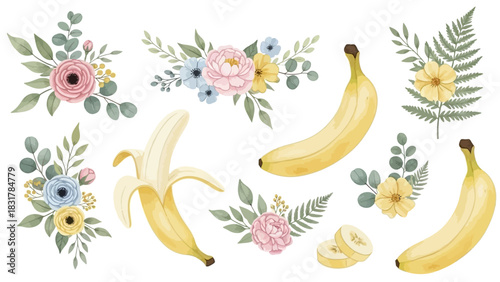 Art Deco style Christmas tree illustration with geometric frame, ribbon bow, and star on a cream background.