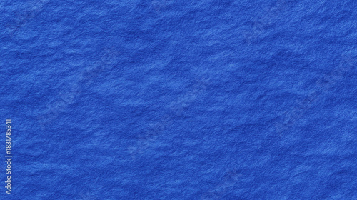 鮮やかな青色の紙テクスチャ背景素材