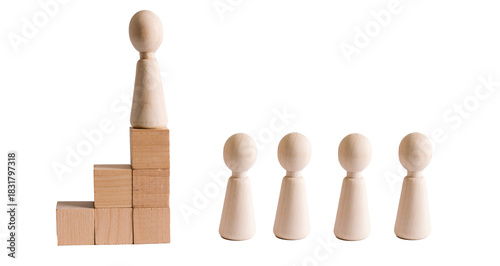Leadership success growth business strategy hierarchy teamwork motivation leader concept management progress