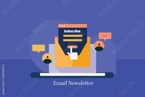 Website traffic converted into email newsletter subscribers, and email marketing campaign help business improve personalized sales and conversions.