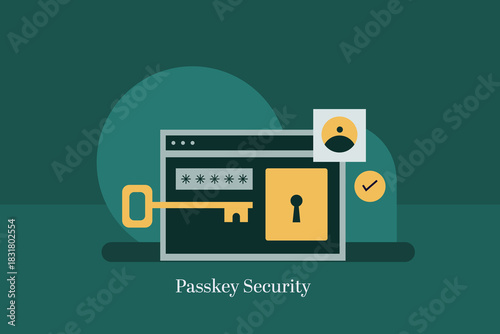 Websites and mobile applications uses passkey security system to protect login credentials and customer data from cyber attack.