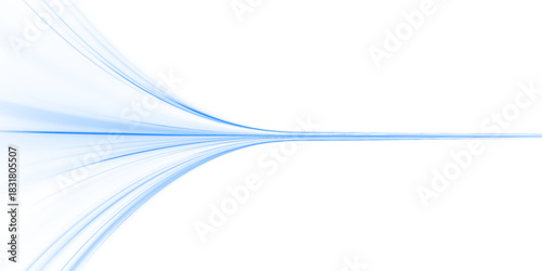 PNG glowing color streaks curve and twist across a transparent background. Vector neon lines flow with motion, forming dynamic trails. Bright arcs and lines show speed and energy.