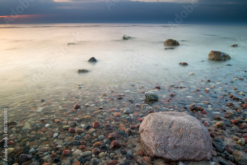 Fototapeta Naklejka Na Ścianę i Meble -  The landscape on the Baltic Sea.