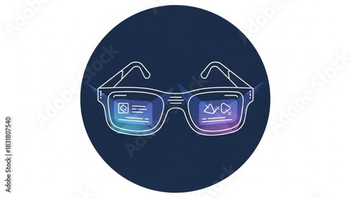 Augmented reality glasses smart glasses ar glasses virtual reality glasses future tech wearable technology