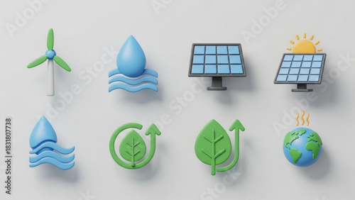 Eco friendly energy sources renewable power generation sustainability resources for future generation