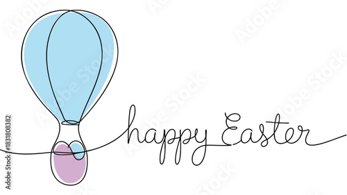 Abstract continuous line art design with vibrant color elements and bold typography suitable for modern graphics